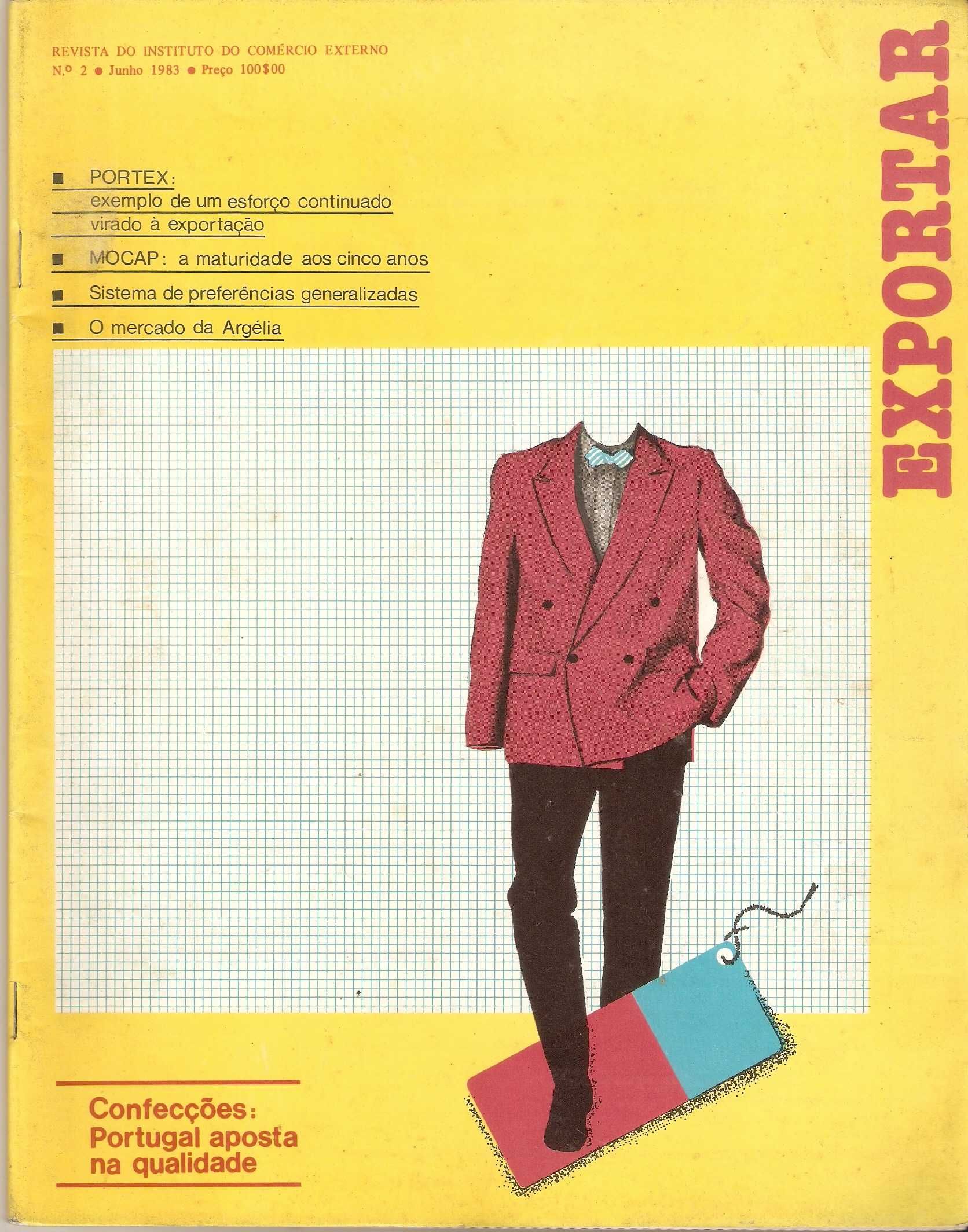 coleção revistas Exportar seis primeiras 0, 1, 2, 3, 4 e 5 de 1983