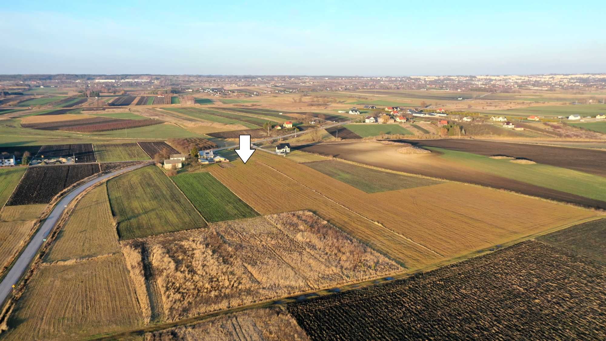 Działka pod zabudowę 7386m2 - Chotelek k. Buska-Zdroju