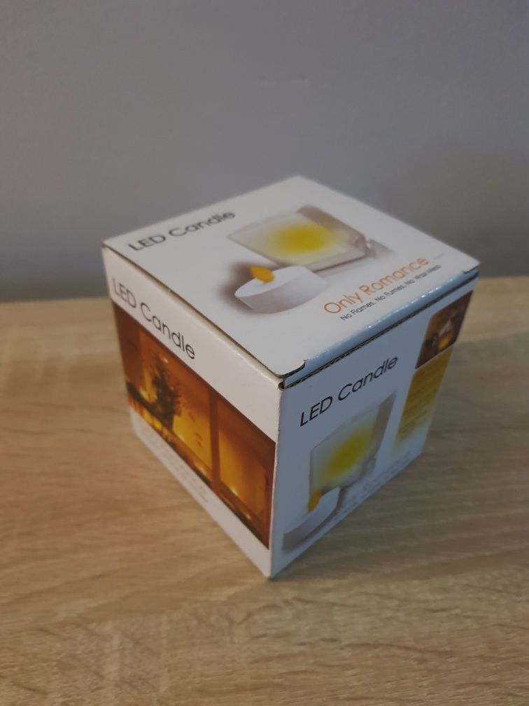 Świeczka led elektroniczna na baterie zestaw 2szt