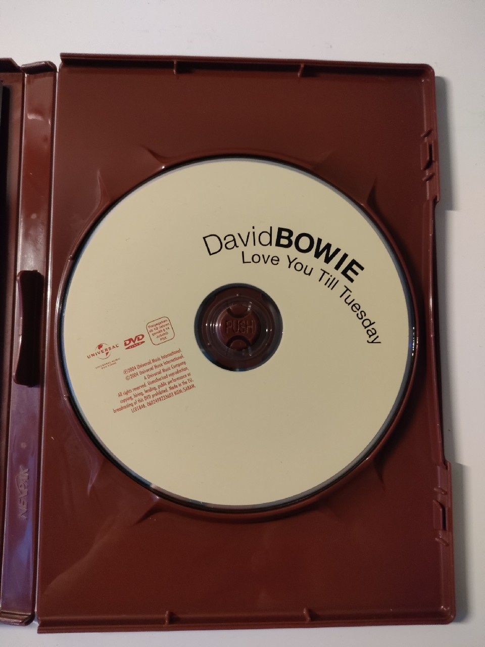 Dawid Bowie "Love you till tuesday" DVD