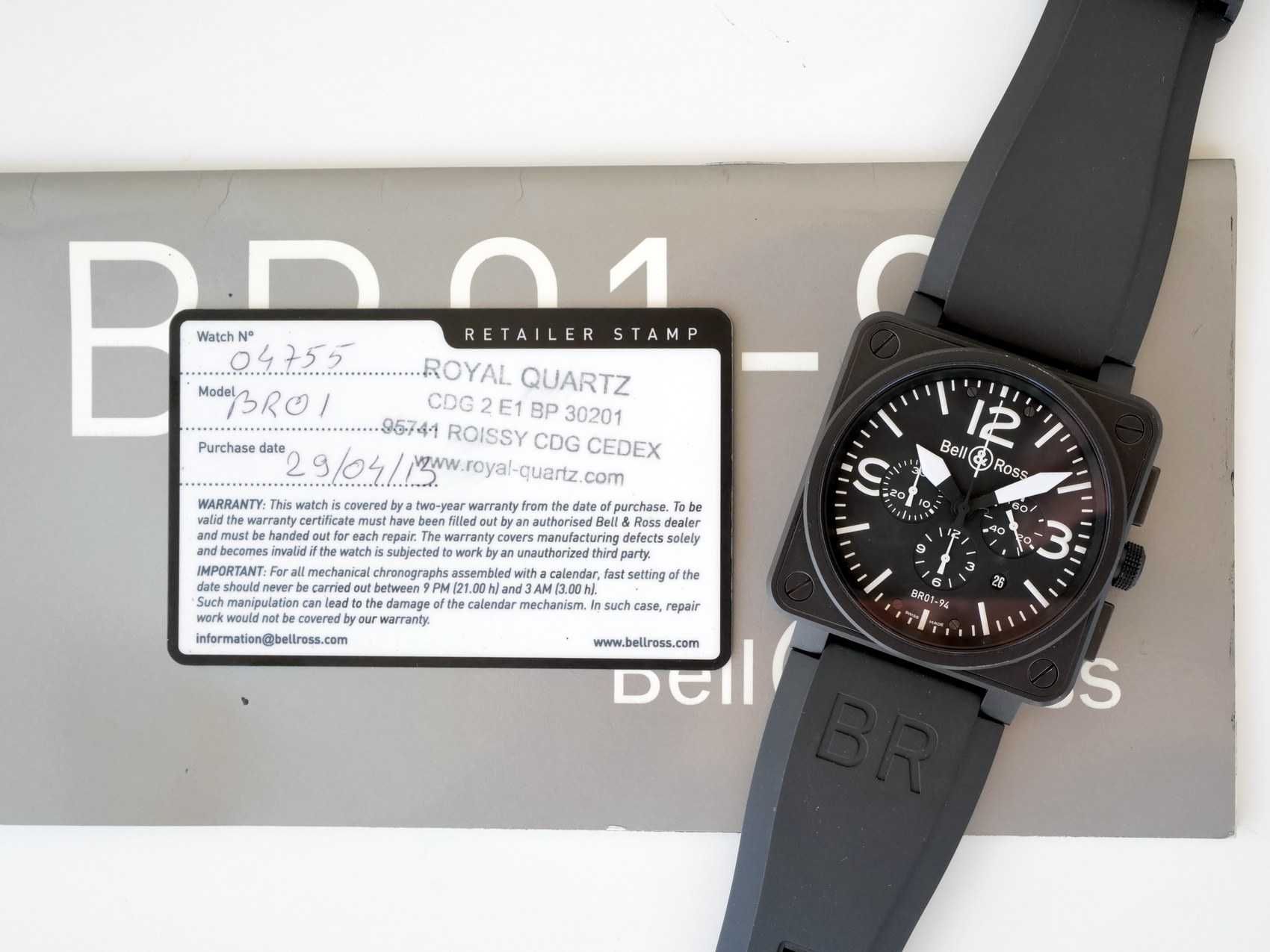 Bell & Ross BR 01-94 Chronographe Carbon