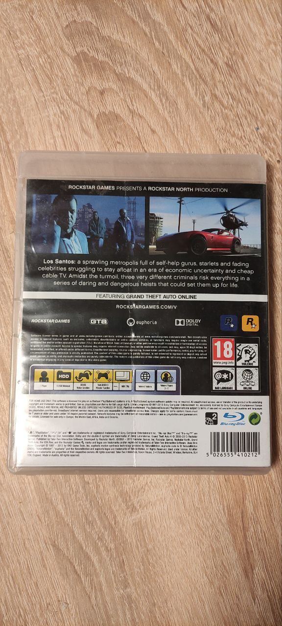 Продам гру GTA5 на playstation3