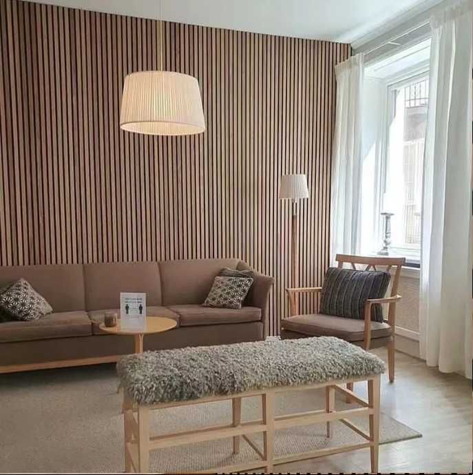 Lamel LAMELE ścienne na filcu akustyczne 255 cm panele