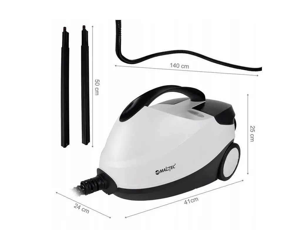 Пароочисник Maltec 2000вт білий  / МАЛТЕК