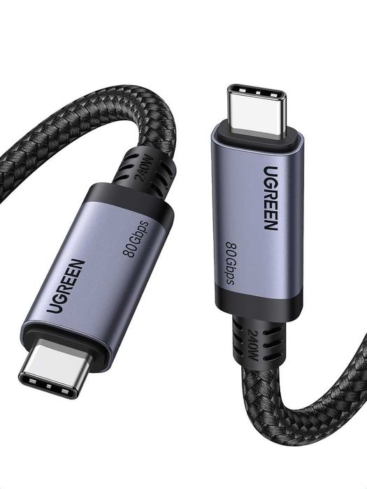 Кабель Type-C Type-C USB4 Thunderbolt 5/4 16k 80 Гбит/с PD 240W Ugreen