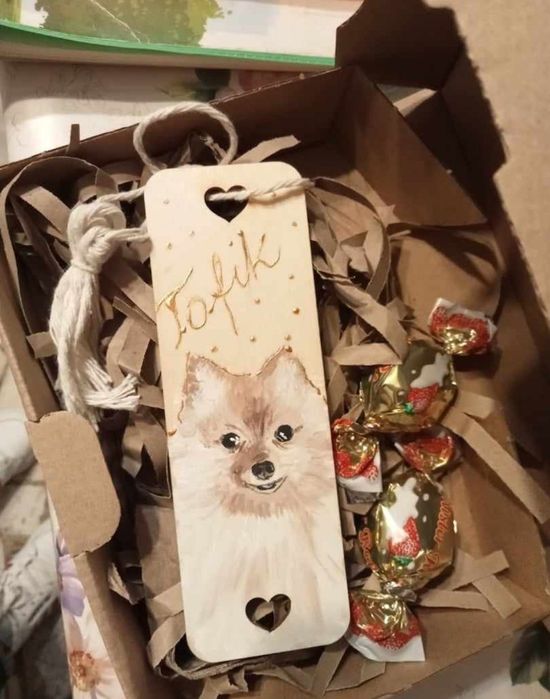 Ręcznie malowana zakładka do książek