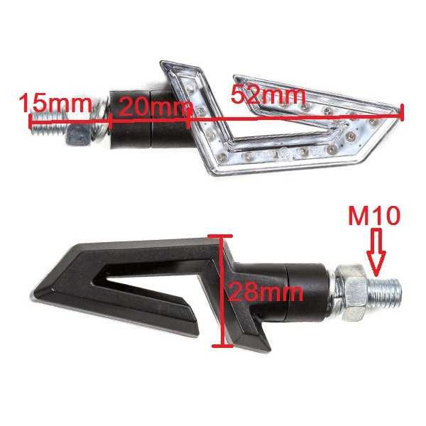 kierunkowskazy motocyklowe LED uniwersalne tuning Homologacja!!