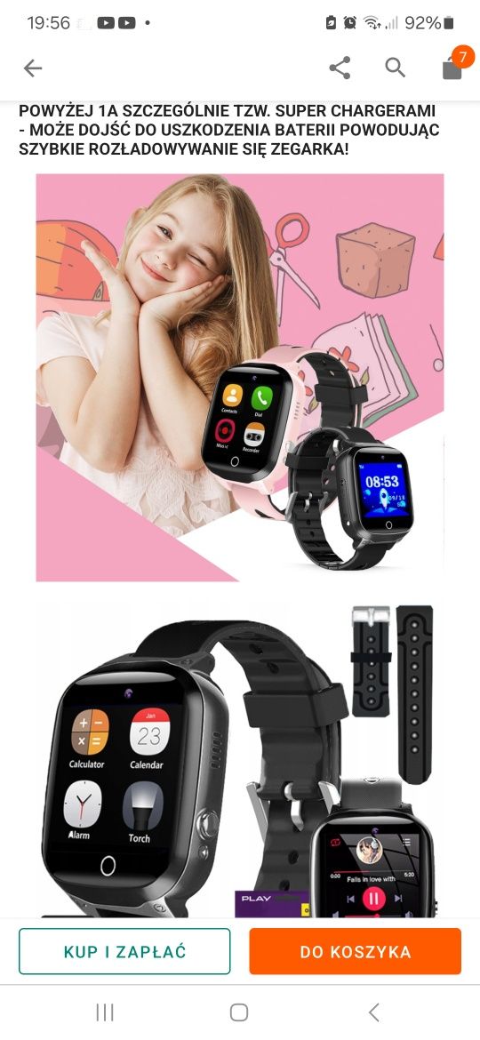 Smartwatch dla dzieci MaXlife A5s