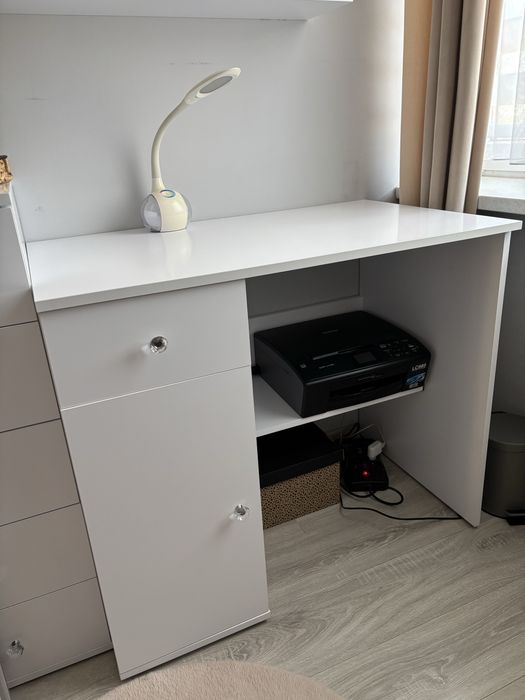 Biurko biurowe białe