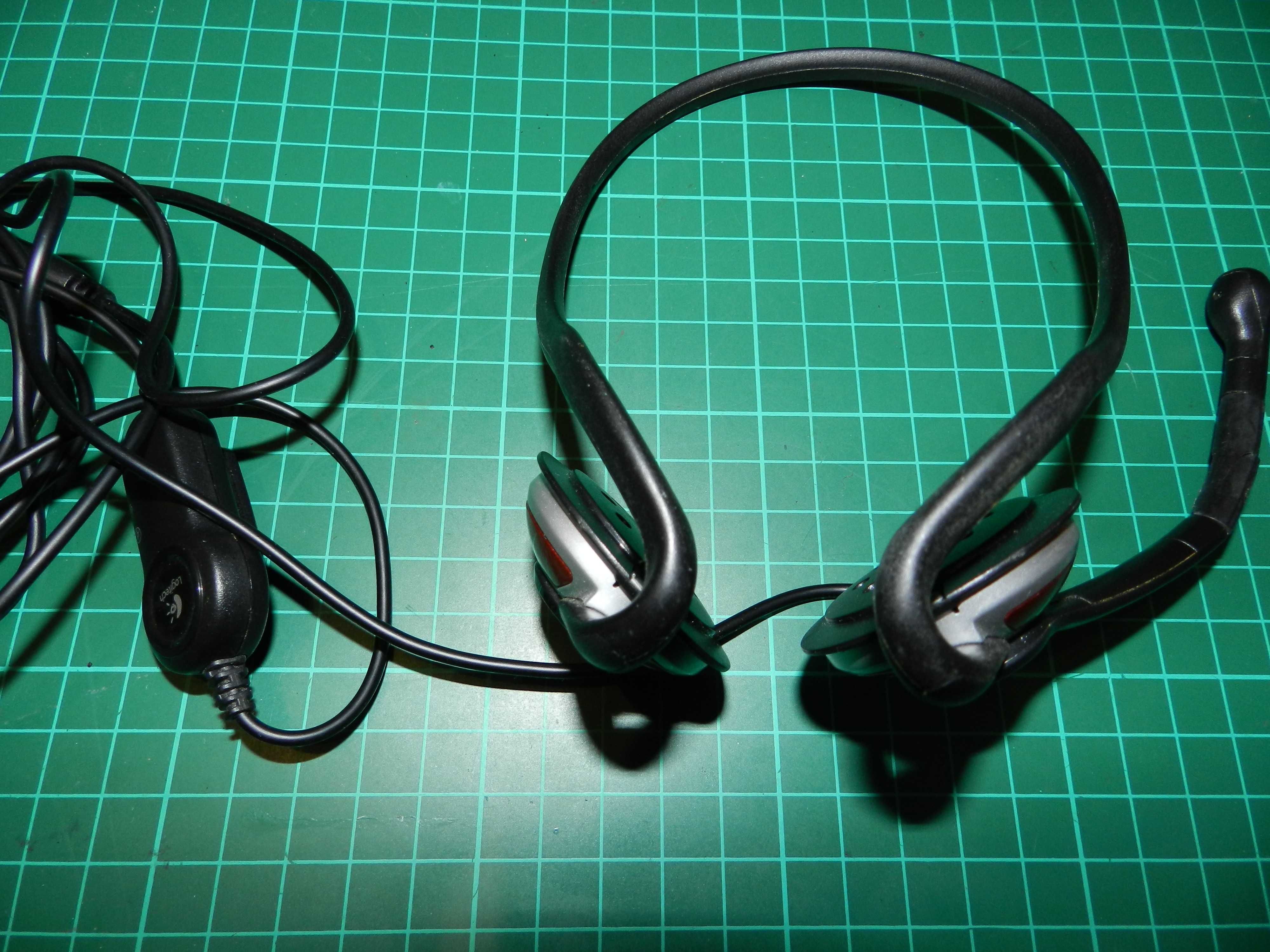 Słuchawki LOGITECH  z mikrofonem .