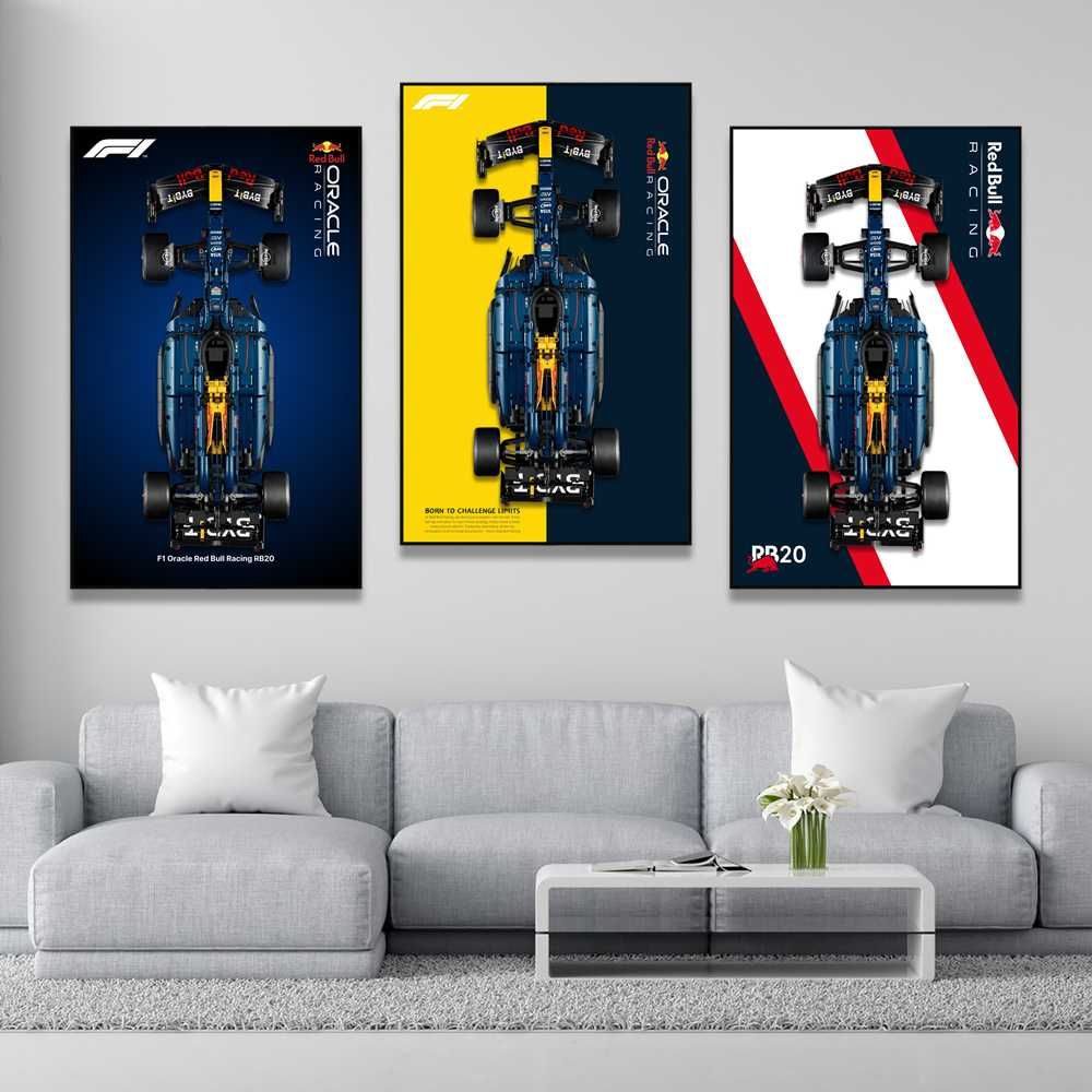 Ramka do ekspozycji ściennej LEGO RB20 Oracle Red Bull F1 42206