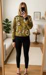 Bluza w tygrysy vintage