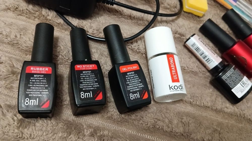 Набір лампа+лаки