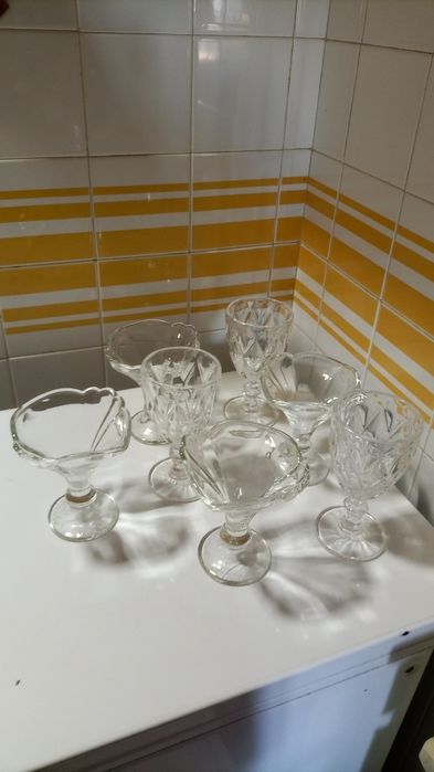 Taças grandes para sobremesas