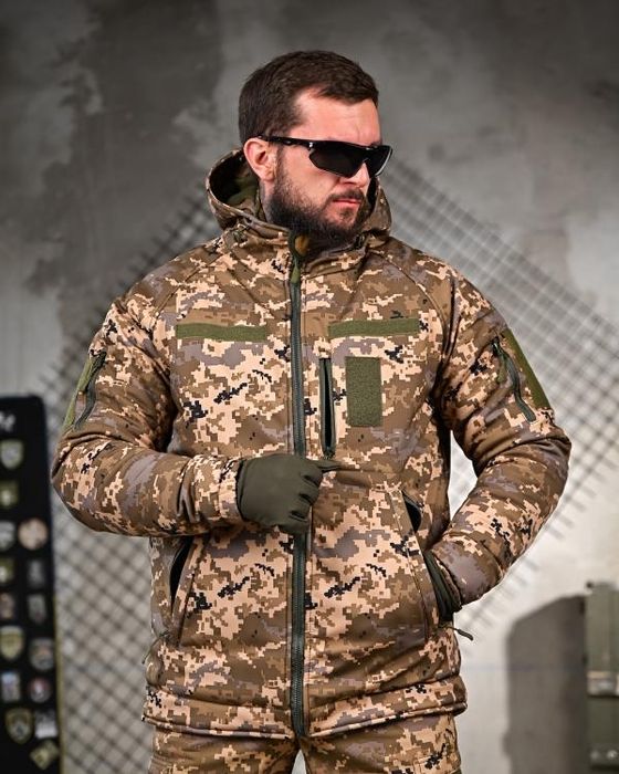 Зимовий тактичний костюм NEPTUN 5в1 піксель/военный комплект одежды