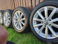 Vw felgi aluminiowe z oponami 5x112     205/55/16