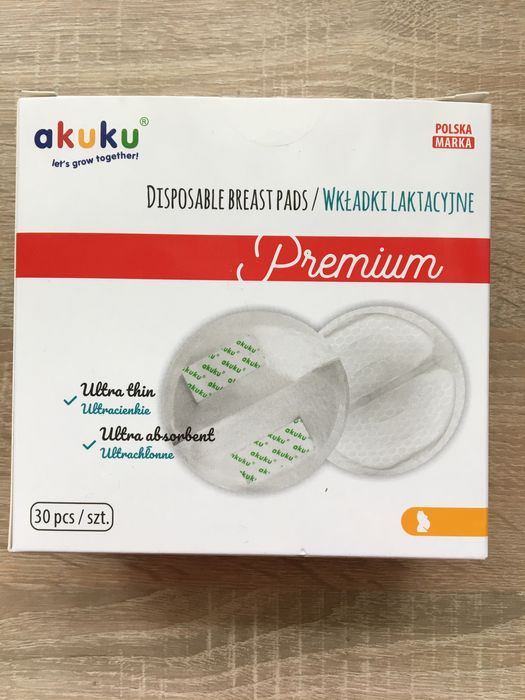 Wkładki laktacyjne premium akuku