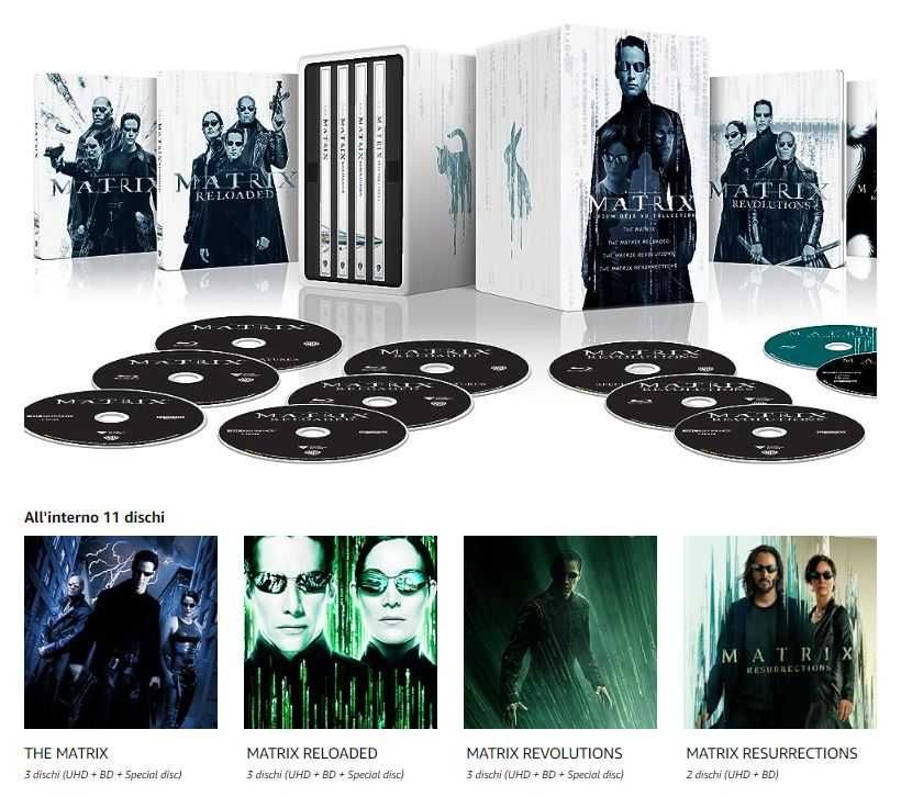 Matrix 11 Steelbook DejaVu Deja Vu Collection 4K+BD, POLSKI