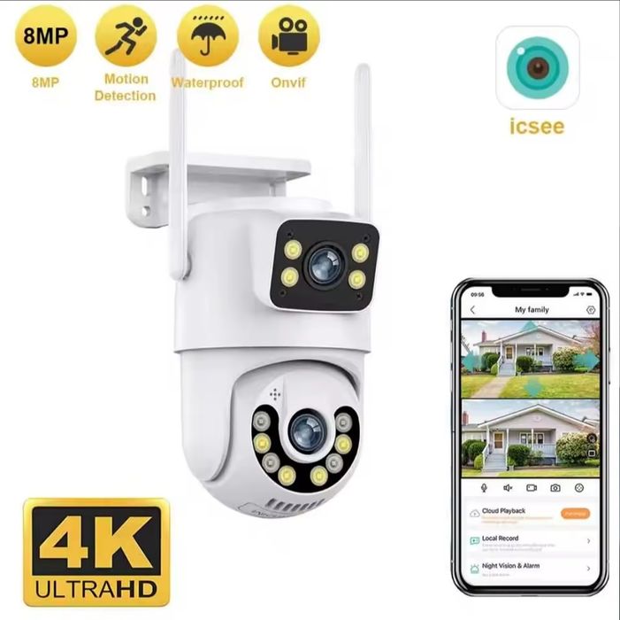 Camera Vigilância Dupla exterior CCTV