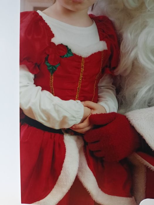 Strój sukienka Mikołajka Mikołaj Miss Santa 4-5 lat, 104/110