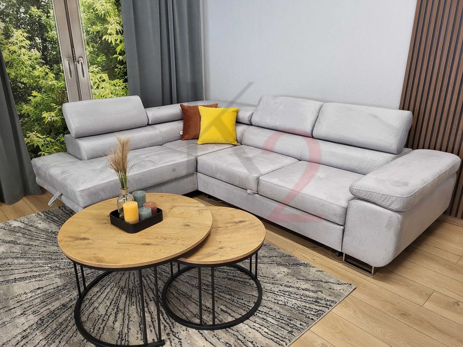 Narożnik ARTEON Kanapa POD WYMIAR  Rogówka Sofa USB Rozkładana +GRATIS