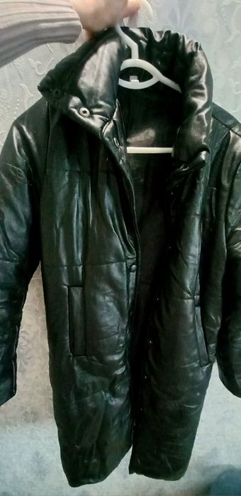 Пальто,кожа-Кнопки,,семисезон