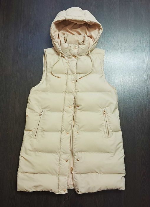 Женская куртка жилетка ZARA M 46-48 мех28