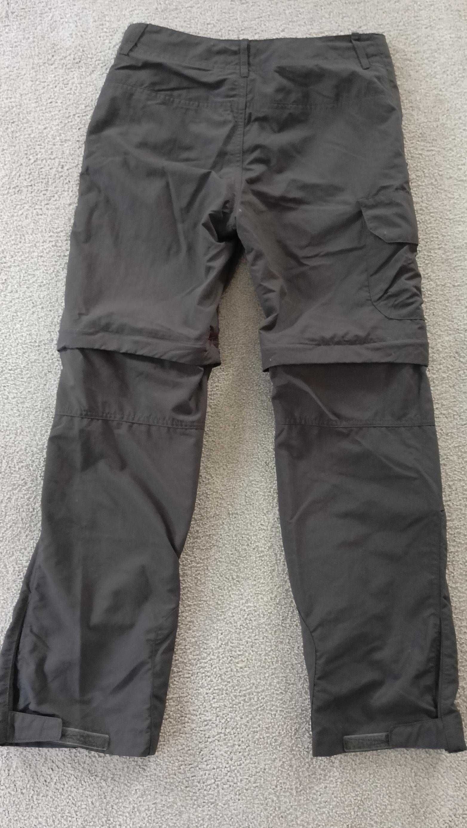 Spodnie turystyczne Quechua  z odpinanymi nogawkami 141-150 /Decathlon