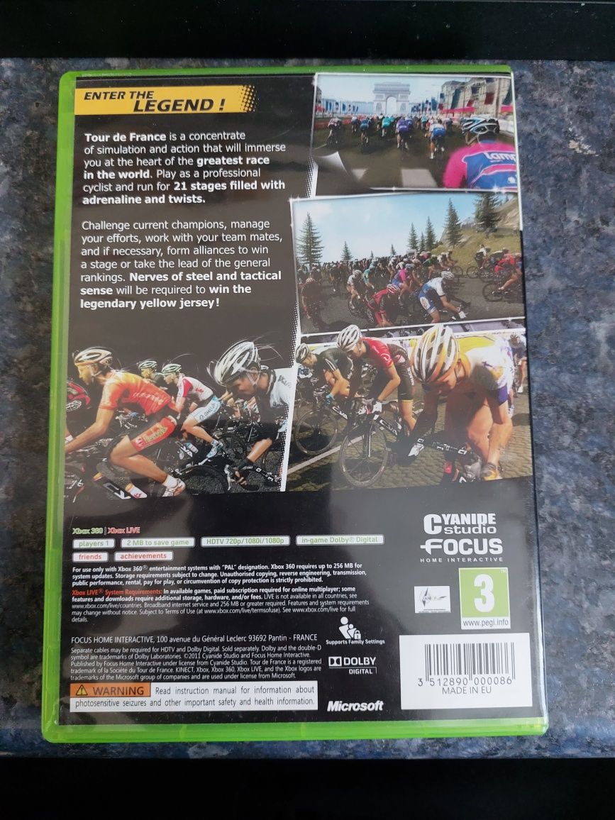 Gra na xbox 360 le tour de france