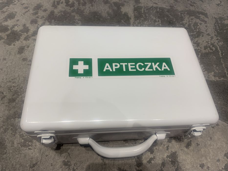 Apteczka medyczna metalowa walizka