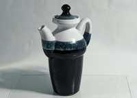 Чайник кофейник кувшин керамика антикварный  глазурь винтаж