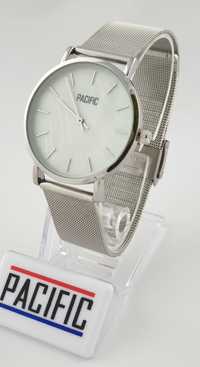 PACIFIC X6139 - Damski Zegarek Srebrny, Perłowa Tarcza