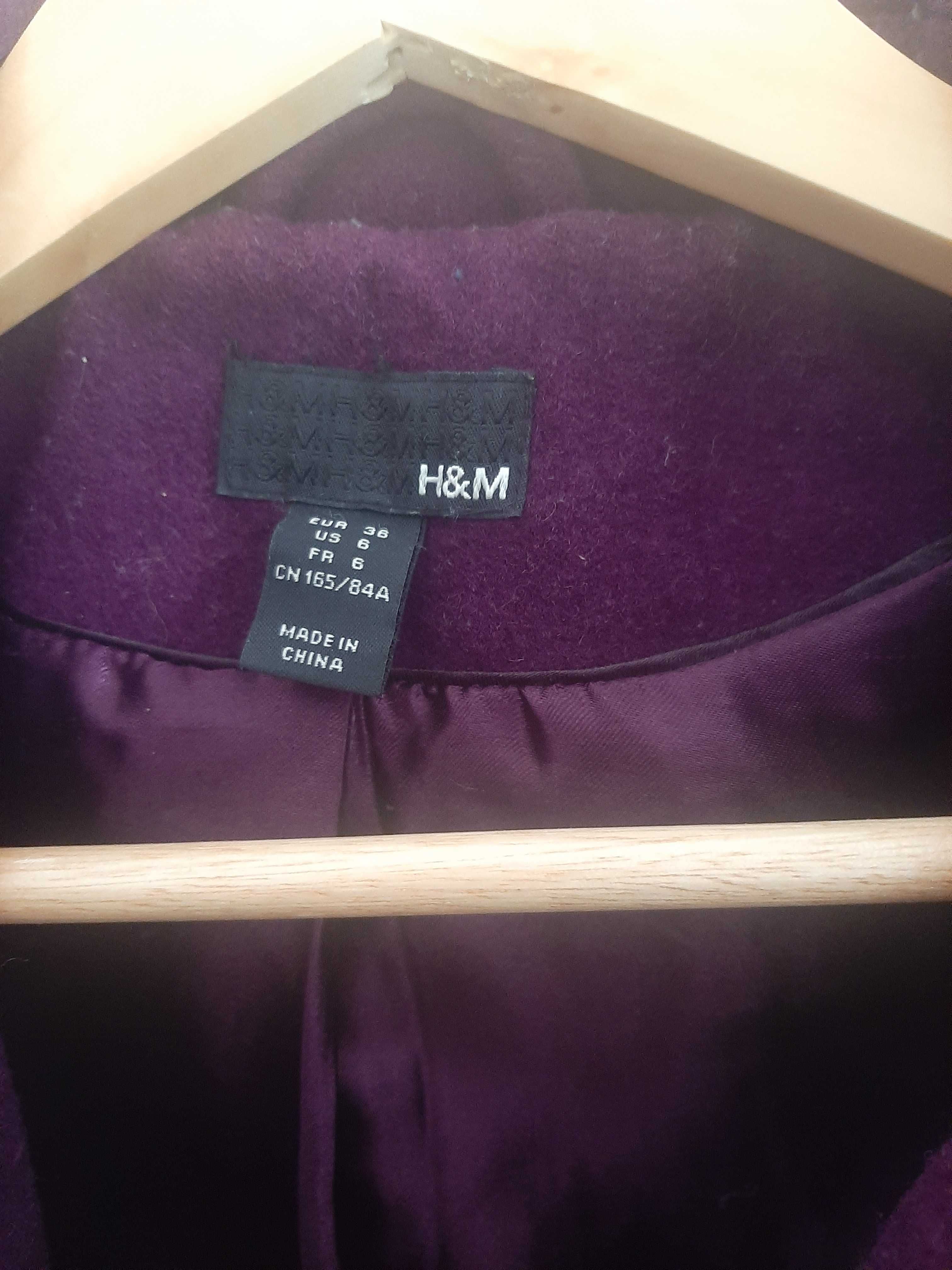 Płaszcz ciepły H&M rozm.36