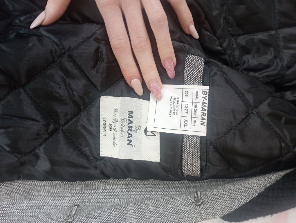 Чоловічий піджак плащ