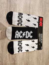 Skarpety stopki bawełniane 3-pak dla fanów AC/DC, rozmiar 39-42, nowe