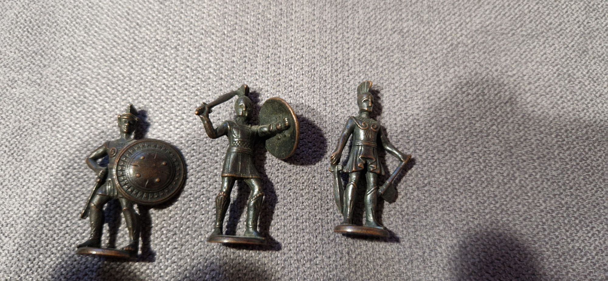 Grecy metalowe figurki z kinder niespodzianka