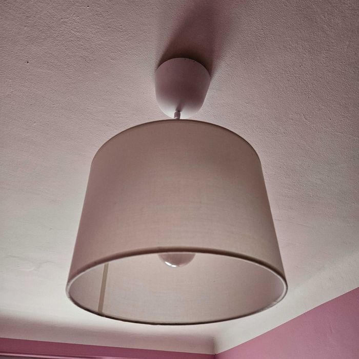 lampa wisząca sufitowa sitia 28cm taupe e27 inspire biała