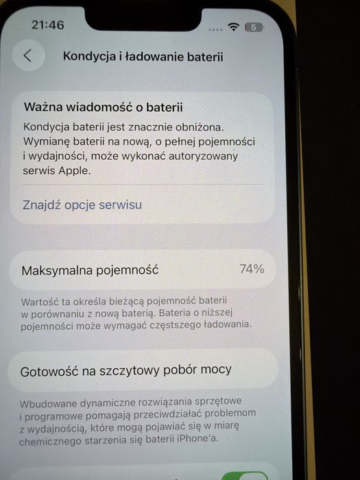 Oryginalny iPhone 13 niebieski w dobrym stanie