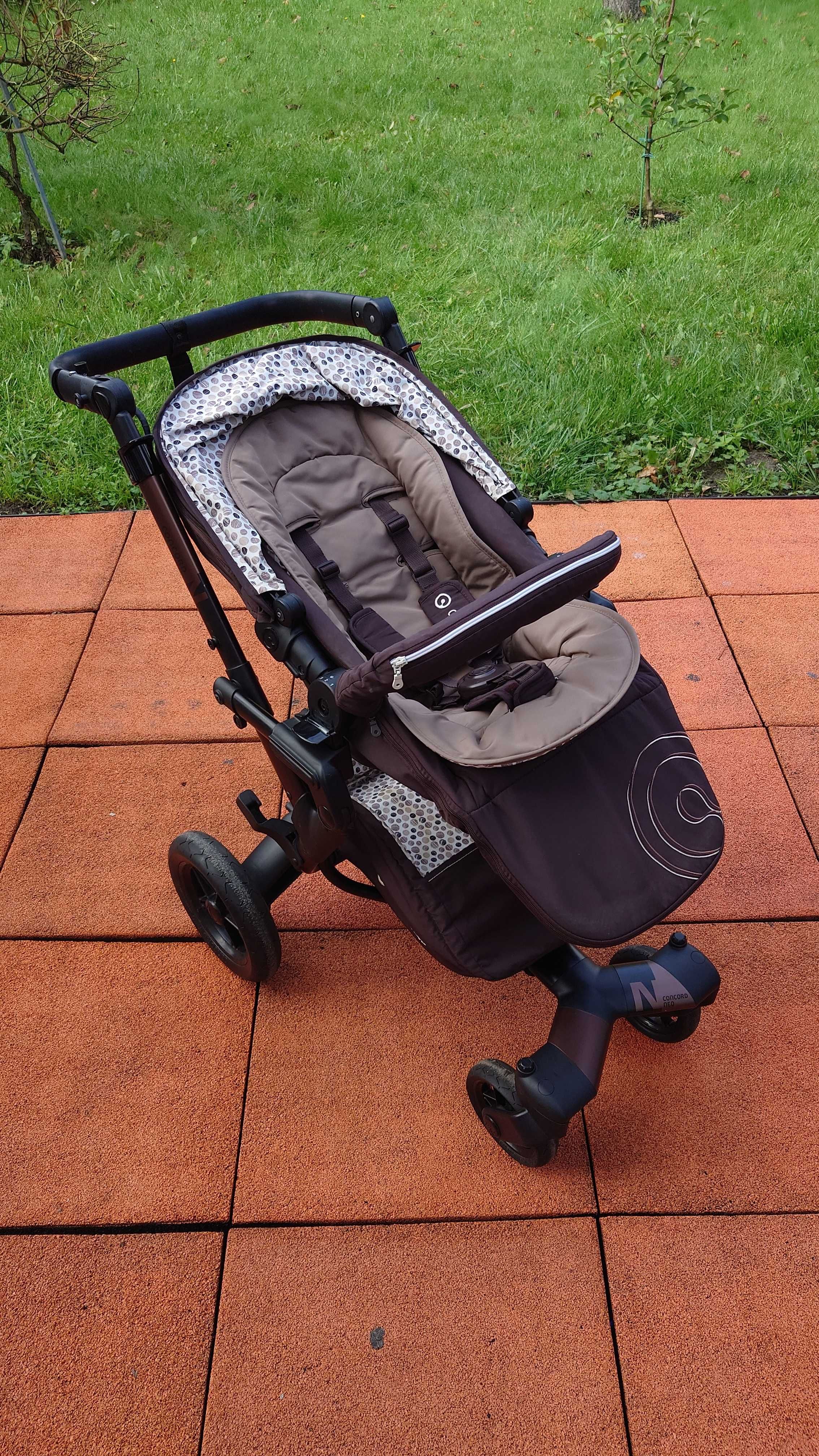 Wózek Concord Neo 3w1 i fotelik Concord Air Safe oraz baza ISOFIX