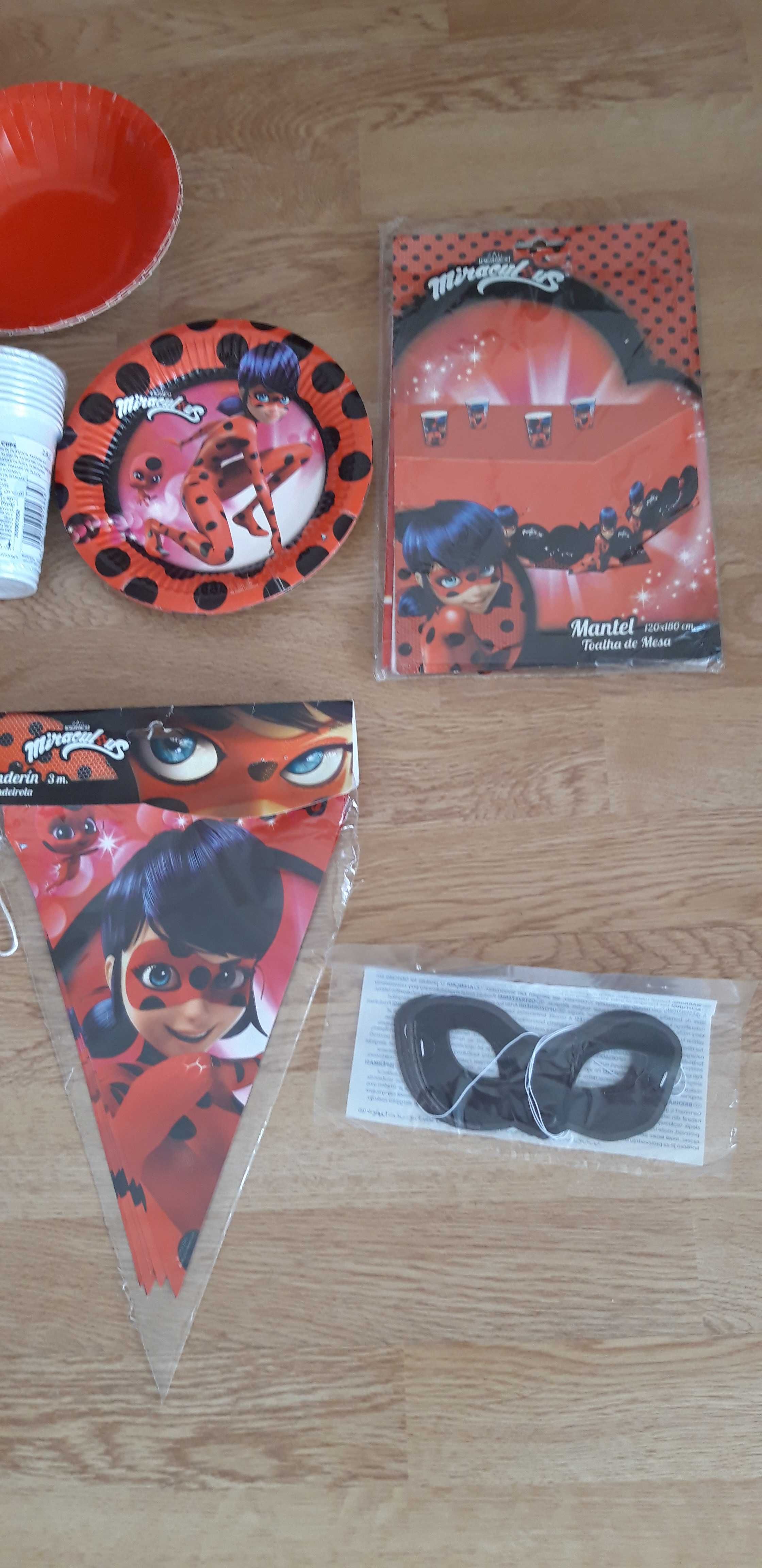 Aniversário, artigos festa Miraculous Ladybug