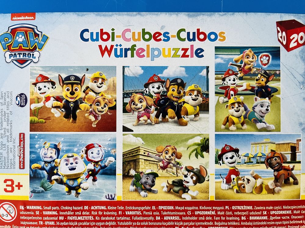 Psi Patrol Puzzle 3D klocki