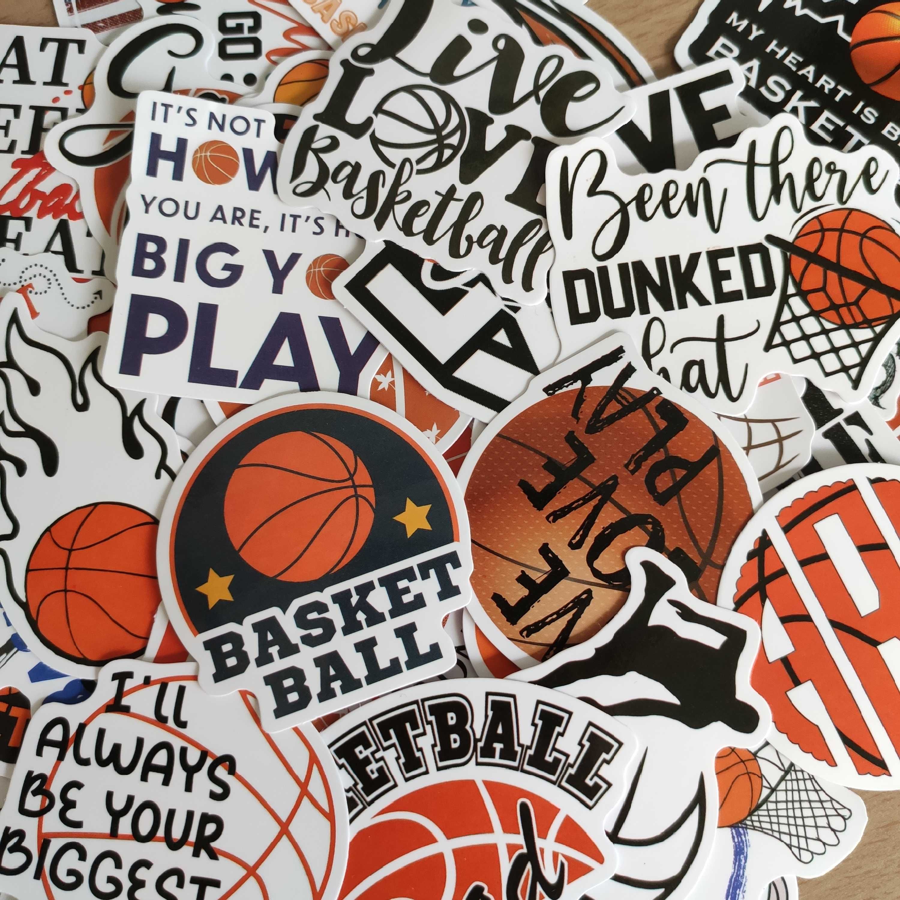 50 Autocolantes Stickers Basketball e Rugby