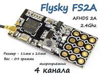 NEW Приёмник Flysky FS2A (4-х канальный микро 0.9 грамма)