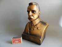 Marszałek Polski Józef Piłsudski oryginalne popiersie 11 XI 1928 II RP