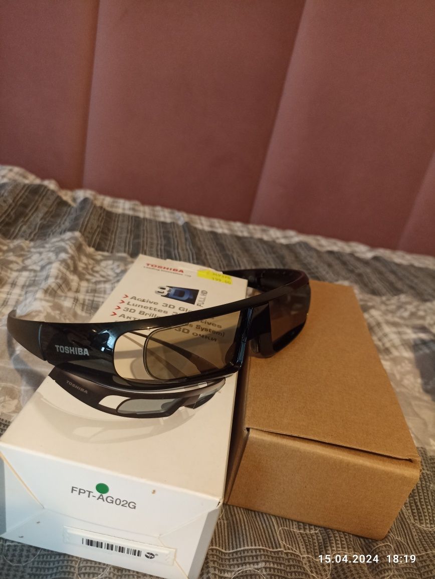 Okulary Toshiba 3D - 2 szt