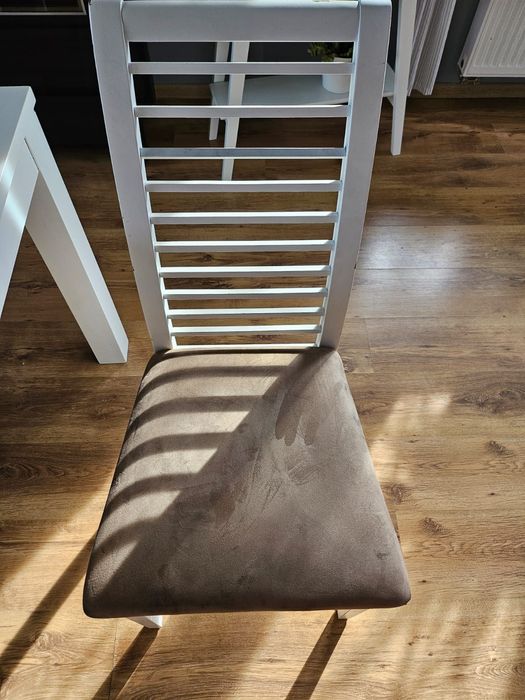 Stół z krzesła do salonu jadalni mahoń