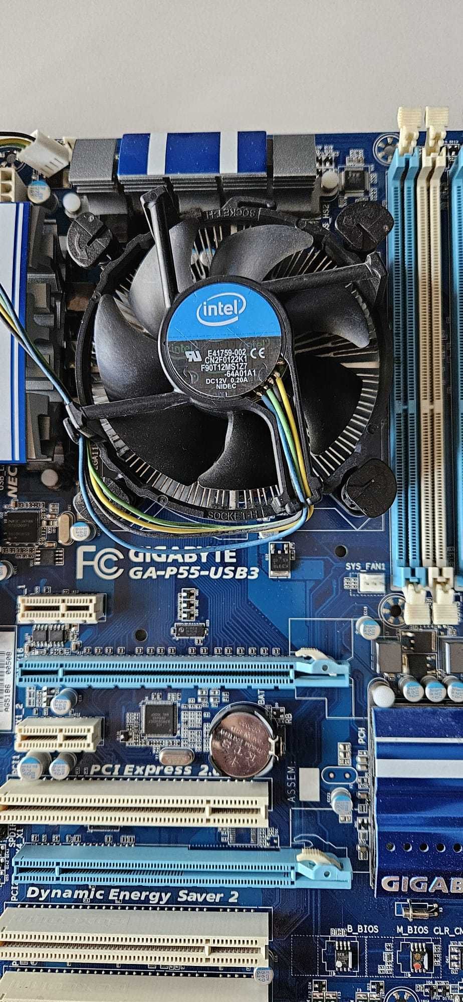 Płyta główna GIGABYTE GA-P55-USB3 procesor i5