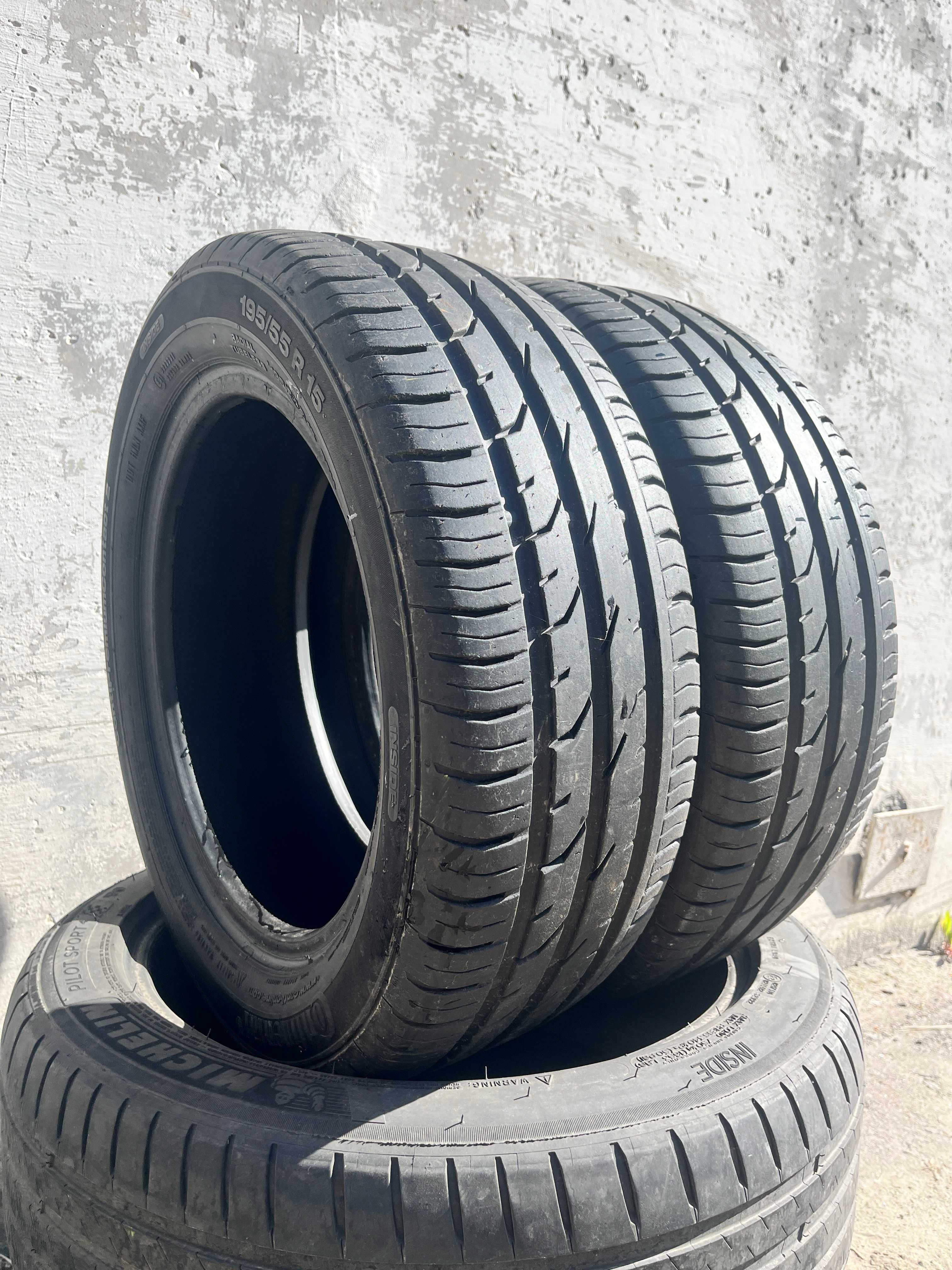 Резина 195/55 R15 CONTINENTAL ContiPremiumContact 2 Лето Пара