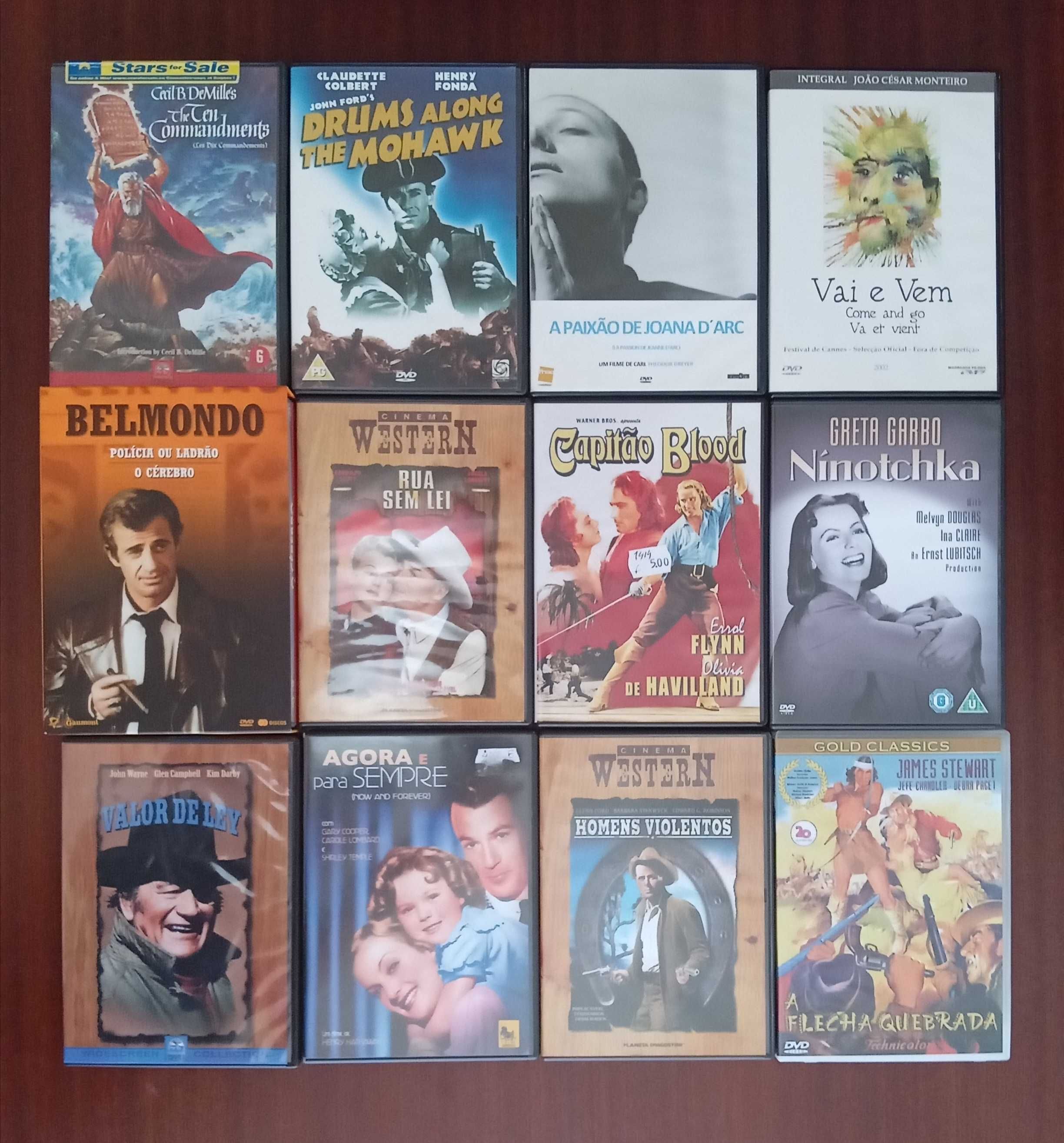 DVD cinema clássico: Ford, Lubitsch, Hitchcock, Tati, Godard etc