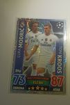 Topps duet pomocników Modrić kross 2015/2016 uefa Champions league